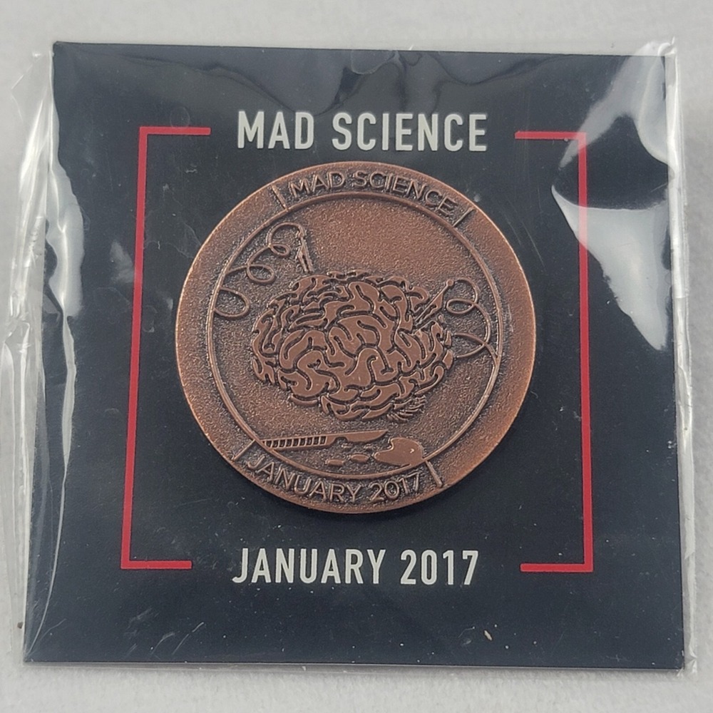 New Sealed Loot‎ Crate Pin Mad Science January 2017